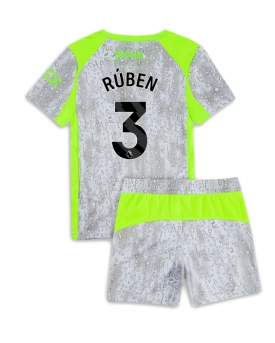 Manchester City Ruben Dias #3 Maglia Gara Terza Repliche 2025-26 Bambino Maniche Corte